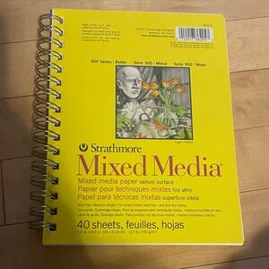 Yellow Mixed Media Pad 40 sheets NWT